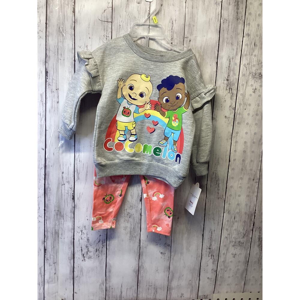 CoComelon Pullover Sweatshirt and Pants Outfit Set Infant to Toddler 12M